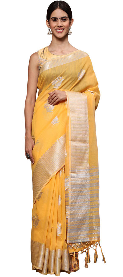 Banarasi Soft Tissue Saree With Jaal Embroidery Zari Weaving Border -B –  Banarasikargha