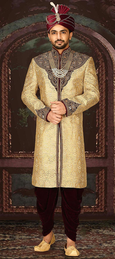 wedding sherwani with dhoti