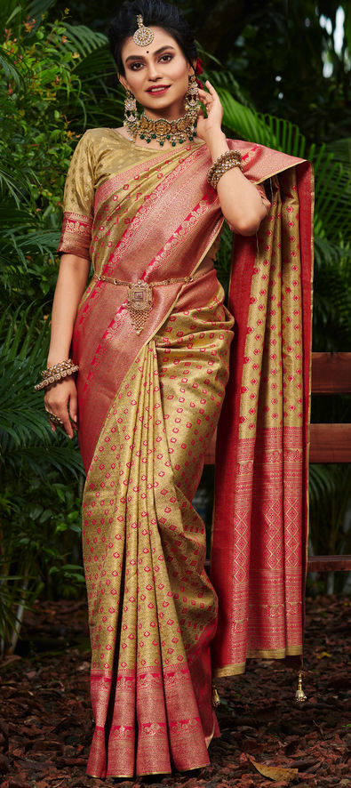 Saree For Bridesmaid Online | Bridesmaid Silk Saree – Singhania's