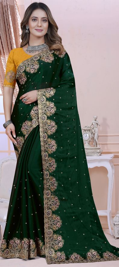 Satin Silk Sarees Online at Best Prices – TrendOye