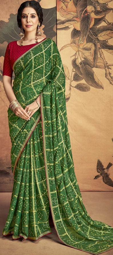 Buy Party Wear Wine Color Chiffon Fabric Saree Online - SREV2955 | Appelle  Fashion