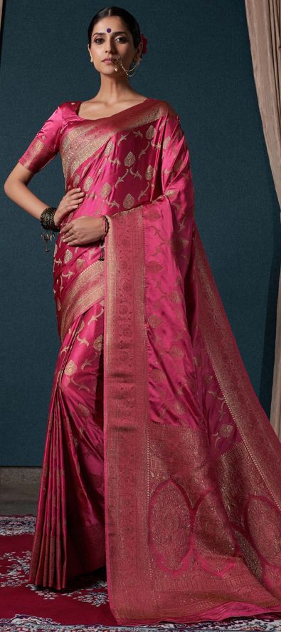 Wine red hotsell bridal saree