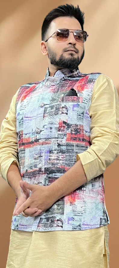 Buy KISAH Kids Multi Printed Nehru Jacket for Boys Clothing Online @ Tata  CLiQ