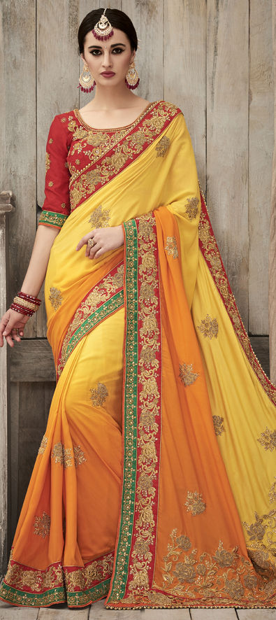 Buy Best Seller Orange Color Saree, Net Saree for Women, Fancy Saree, Heavy  Party Wear Saree, Indian Wedding Saree, Bridal Saree, Sequins Saree Online  in India - Etsy