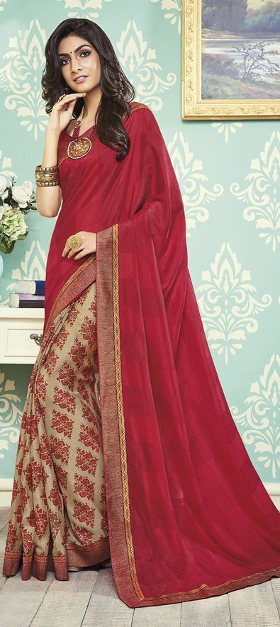 Maroon Color Silk Base Patola Printed Saree With Matching Blouse