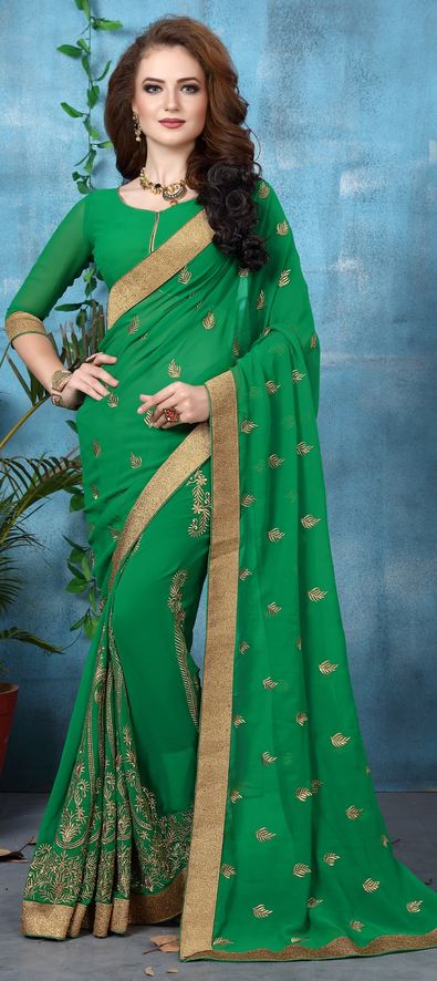 Buy Light Green Zari Woven Silk Saree With Blouse Online At Zeel Clothing