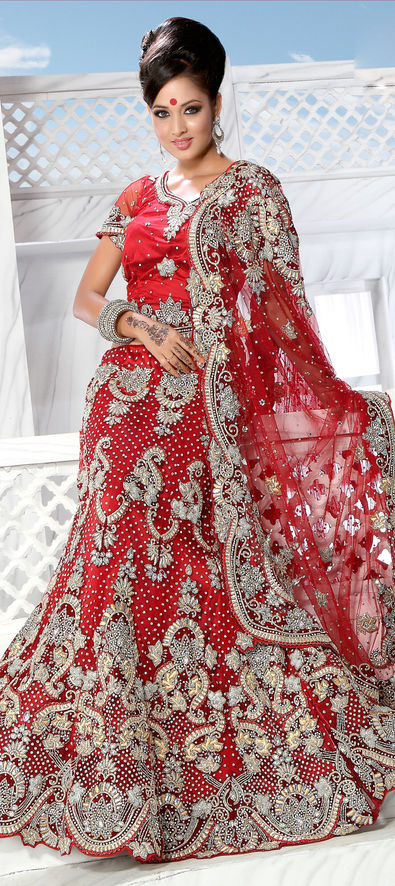 Buy Red Lehenga And Blouse Silk Surkh Laal Embellished Bridal Set For Women  by SHIKHAR SHARMA Online at Aza Fashions.