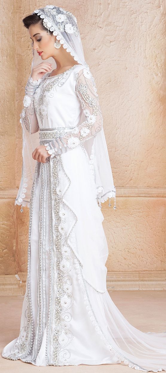 chinese dress ladies Tangier Cotton Lace Kaftan – Island Tribe main image 0