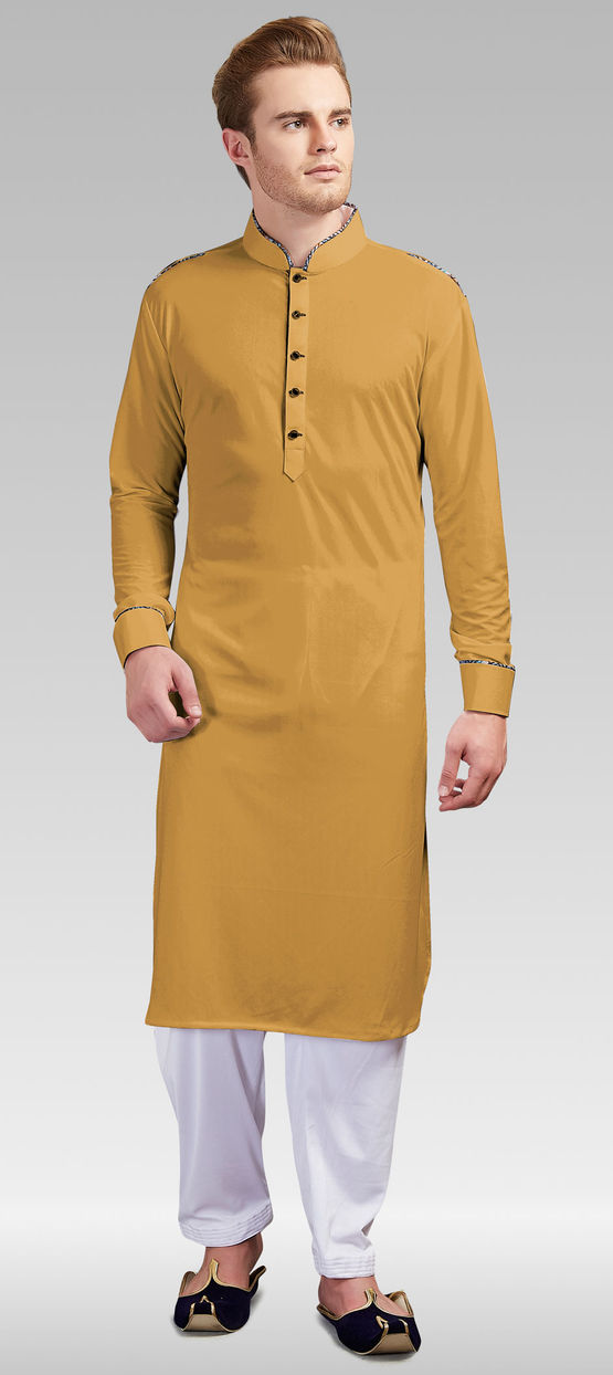 Golden pathani suit sale