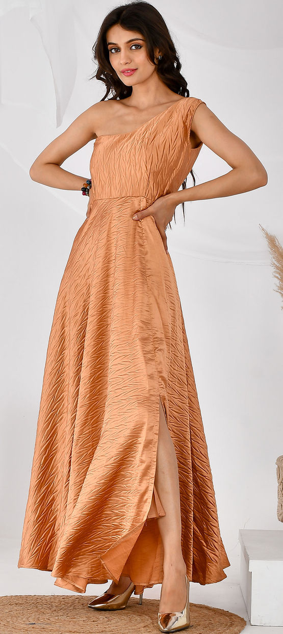 greta maxi dress beige Greta long silk dress beige – A Piece Lux