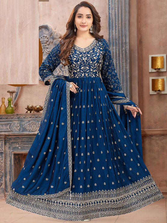sachin and babi light blue dress Formal Gowns Emerald Green Dress For Mother Of The Bride 2026 Glitter  Mother Of The Bride main image 0